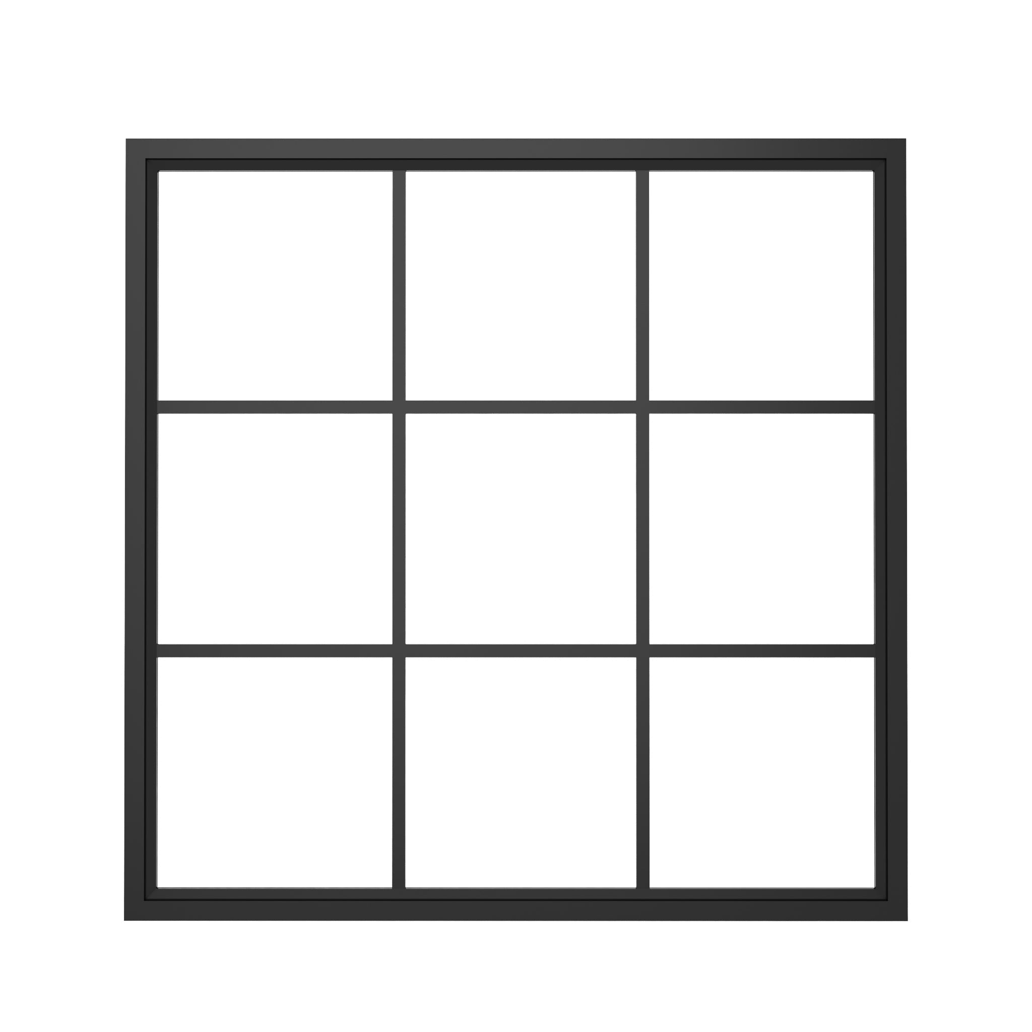 Steel Interior Window - Fixed Square - AlpadaDoors - 