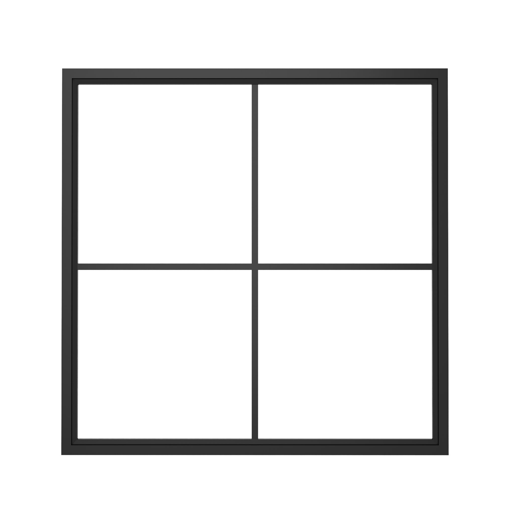 Steel Interior Window - Fixed Square - AlpadaDoors - 