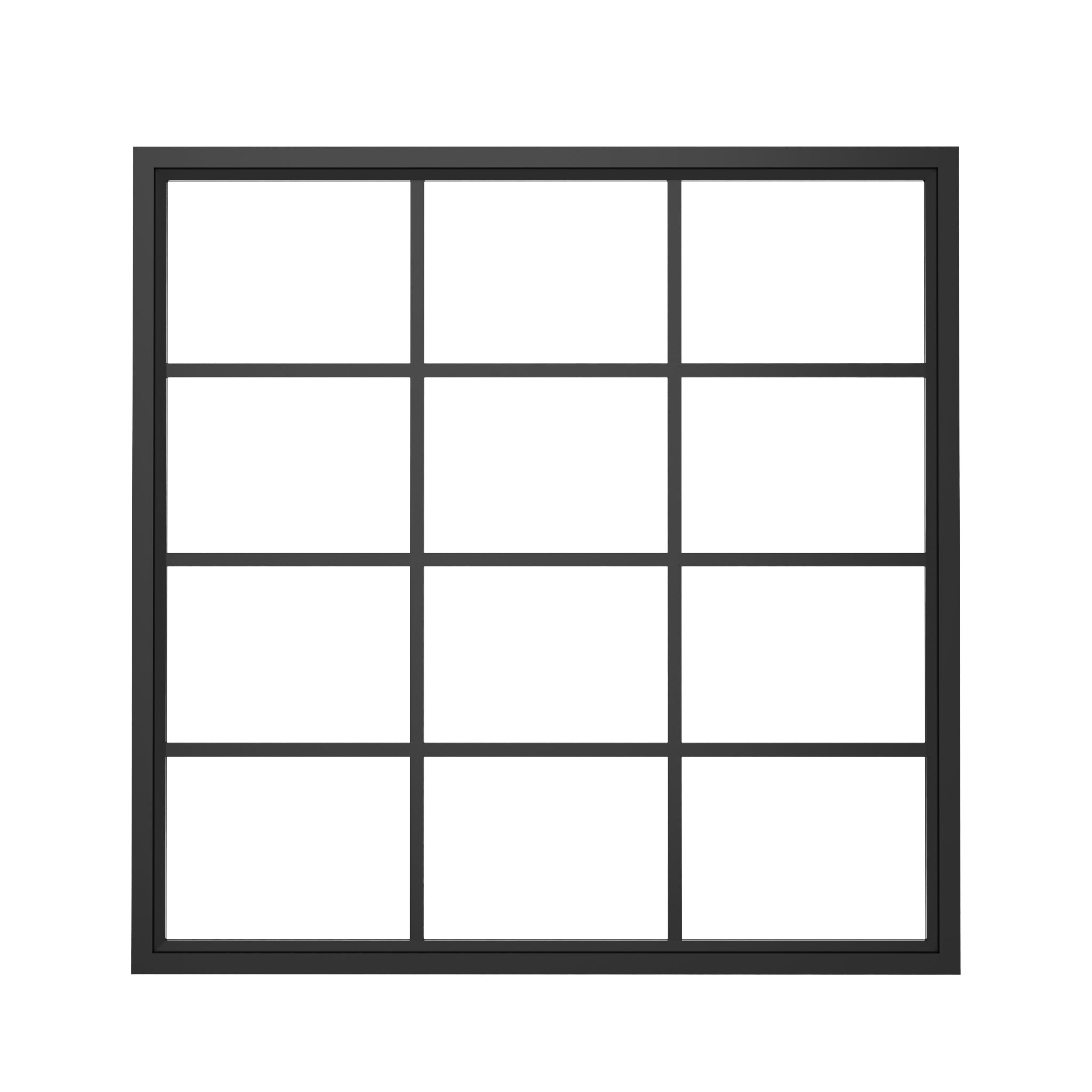 Steel Interior Window - Fixed Square - AlpadaDoors - 