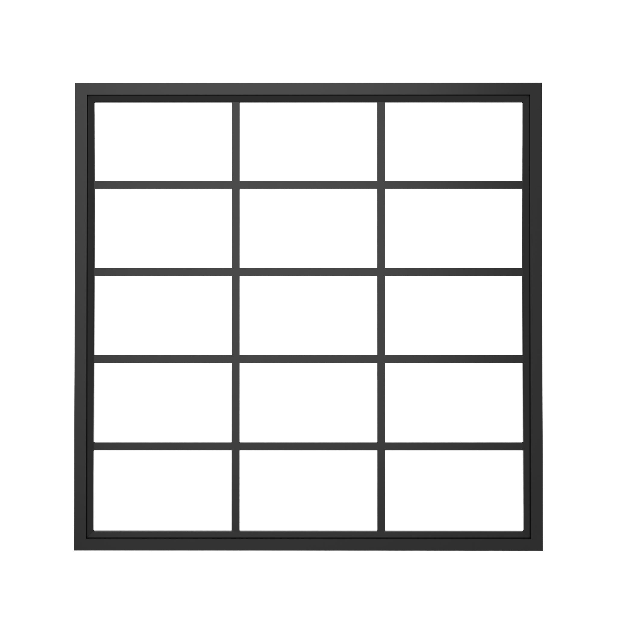 Steel Interior Window - Fixed Square - AlpadaDoors - 