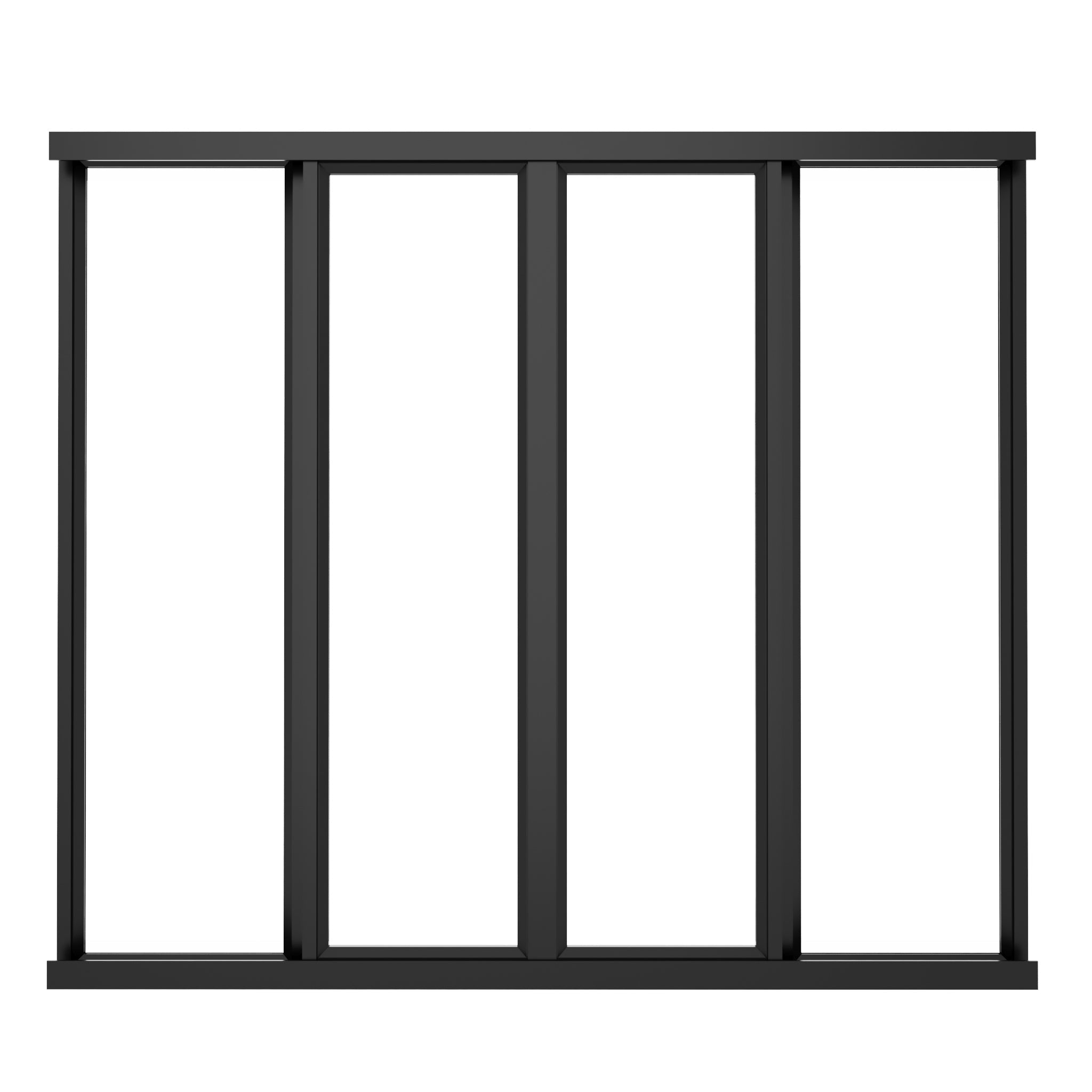 Steel interior window - Slide Square - AlpadaDoors - 